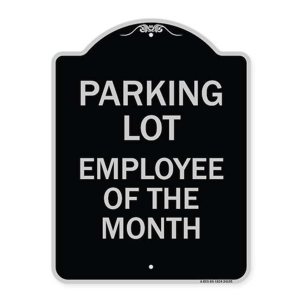 Employee of the Month Heavy-Gauge Aluminum Architectural Sign, 24" x 18", BS-1824-24105